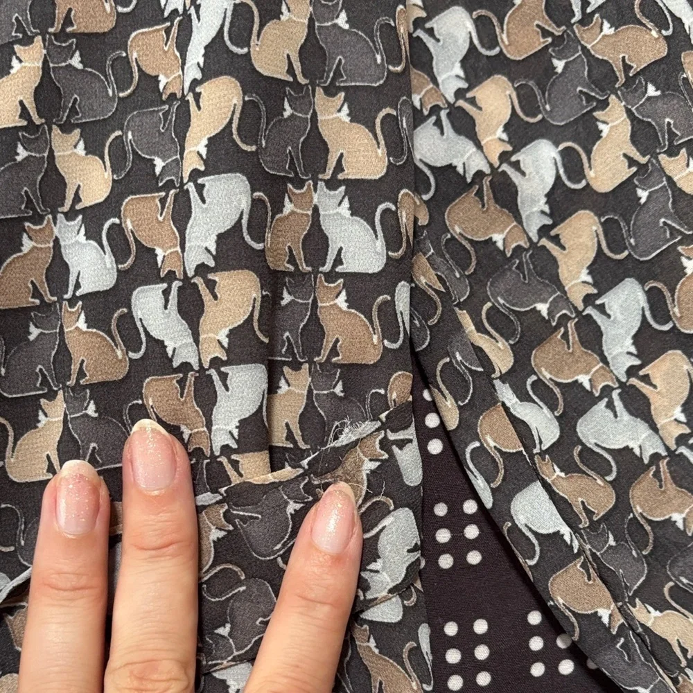 Kitty Cat Patterned Dress